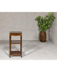 Three-Tiered Accent Table with Horse Hoof Feet-4. Asian & Chinese Furniture, Art, Antiques, Vintage Home Décor for sale at FEA Home