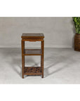 Three-Tiered Accent Table with Horse Hoof Feet-5. Asian & Chinese Furniture, Art, Antiques, Vintage Home Décor for sale at FEA Home