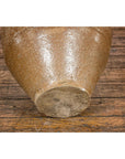 Taishō Period Two-Tone Sand Glaze Vase with Textured Finish