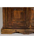 19th Century Wooden Side Cabinet with Arched Metal Grate Window Door-8. Asian & Chinese Furniture, Art, Antiques, Vintage Home Décor for sale at FEA Home