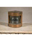 Nautical Tung Woo Starboard Ship Navigation Copper Lantern with Label