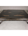 Low Kang Coffee Table with Black Distressed Finish