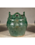 Qing Dynasty Green Glaze Late 19th Century Shiwan Ware Pottery Teapots Sold Each