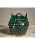 Qing Dynasty Green Glaze Late 19th Century Shiwan Ware Pottery Teapots Sold Each