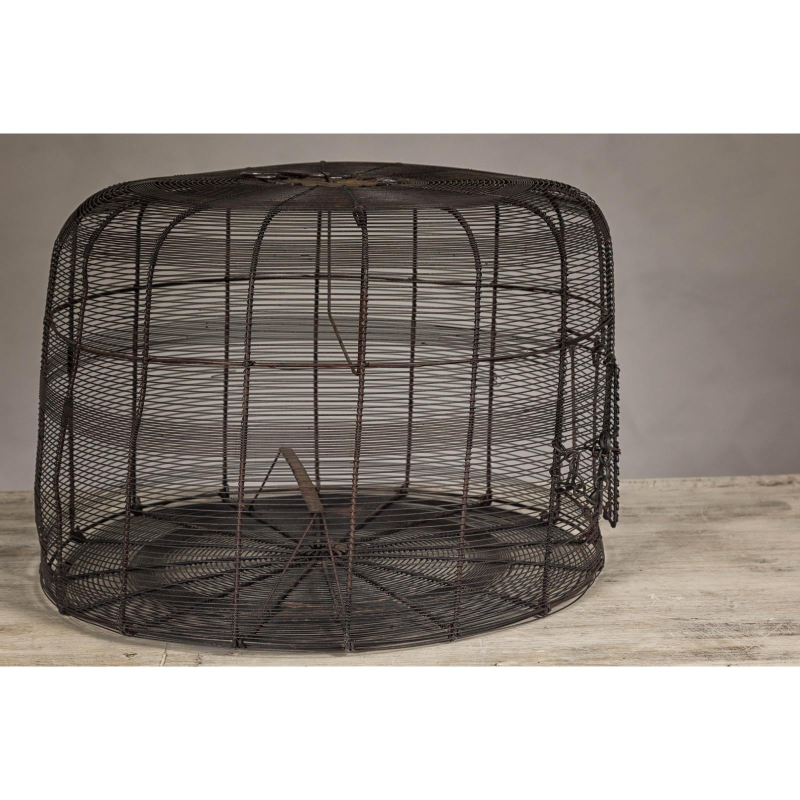 Decorative Vintage Round Metal Birdcage