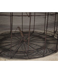 Decorative Vintage Round Metal Birdcage