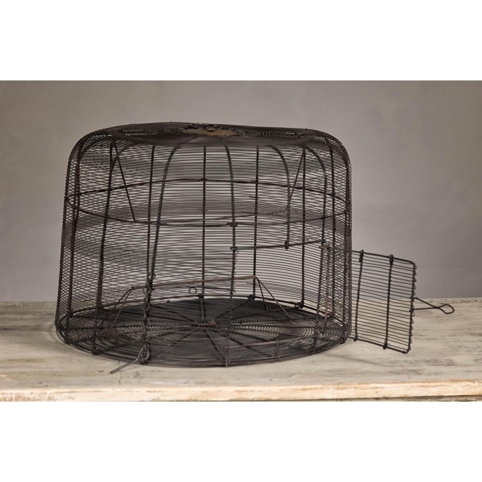 Decorative Vintage Round Metal Birdcage