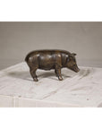 Small Bronze Pig Statue from the Randolph Rose Collection