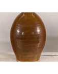 Antique Japanese Meiji Period Brown Monochrome Jar, 19th Century Collectible-15. Asian & Chinese Furniture, Art, Antiques, Vintage Home Décor for sale at FEA Home