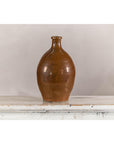 Antique Japanese Meiji Period Brown Monochrome Jar, 19th Century Collectible-7. Asian & Chinese Furniture, Art, Antiques, Vintage Home Décor for sale at FEA Home