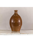 Antique Japanese Meiji Period Brown Monochrome Jar, 19th Century Collectible-4. Asian & Chinese Furniture, Art, Antiques, Vintage Home Décor for sale at FEA Home
