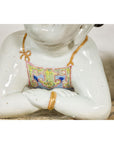Pair of Qing Dynasty Period Porcelain Tong'zi Figures