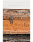 Antique Wooden Box with Diamond Motifs and Wave Patterns-7. Asian & Chinese Furniture, Art, Antiques, Vintage Home Décor for sale at FEA Home