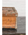 Antique Wooden Box with Diamond Motifs and Wave Patterns-8. Asian & Chinese Furniture, Art, Antiques, Vintage Home Décor for sale at FEA Home