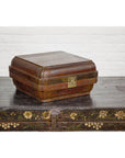 Qing Dynasty Hinged Box with Brass Hardware