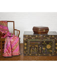 Qing Dynasty Hinged Box with Brass Hardware