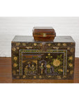 Qing Dynasty Hinged Box with Brass Hardware