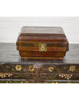 Qing Dynasty Hinged Box with Brass Hardware