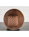 Vintage Hand Woven Rattan & Bamboo Basket, Sold Each-11. Asian & Chinese Furniture, Art, Antiques, Vintage Home Décor for sale at FEA Home