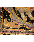 19th Century Kalaga Tapestry with Stones, Sequins and Colorful Thread