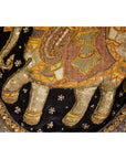 19th Century Kalaga Tapestry with Stones, Sequins and Colorful Thread