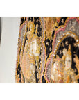 19th Century Kalaga Tapestry with Stones, Sequins and Colorful Thread