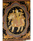 19th Century Kalaga Tapestry with Stones, Sequins and Colorful Thread