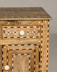 Anglo Style Mango Wood Buffet with Geometric Bone Inlay-25. Asian & Chinese Furniture, Art, Antiques, Vintage Home Décor for sale at FEA Home