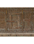 Antique Damachiya Wedding Cabinet on Legs with Carved Décor