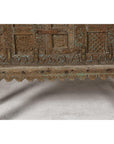 Antique Damachiya Wedding Cabinet on Legs with Carved Décor