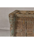 Antique Damachiya Wedding Cabinet on Legs with Carved Décor