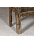 Antique Damachiya Wedding Cabinet on Legs with Carved Décor