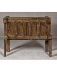 Antique Damachiya Wedding Cabinet on Legs with Carved Décor