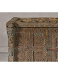 Antique Damachiya Wedding Cabinet on Legs with Carved Décor