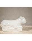 Vintage Petite Blanc de Chine Porcelain Cat Figure