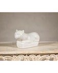 Vintage Petite Blanc de Chine Porcelain Cat Figure