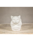 Vintage Petite Blanc de Chine Porcelain Cat Figure
