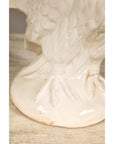 Petite Blanc de Chine Porcelain Fantail Pigeon Sculpture, Vintage