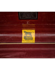Set of Three British 1920s Metal Traveling Trunks for Export with Brass Hardware