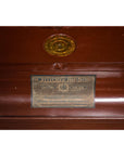 Set of Three British 1920s Metal Traveling Trunks for Export with Brass Hardware