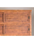 Antique Japanese Taishō Two-Part Tansu Chest with Drawers and Sliding Doors