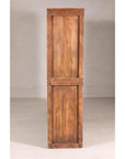 Antique Japanese Taishō Two-Part Tansu Chest with Drawers and Sliding Doors