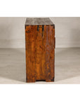 Late Meiji Keyaki Merchant Tansu Chest with Iron Fittings