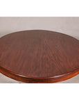 Dutch Colonial Oval Pedestal Dining Table with Scrolling Base, Late 19th Century