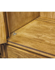 Large French Provincial Style China Cabinet in Hardwood Finish, Wired, SKU , image 16