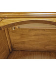 Large French Provincial Style China Cabinet in Hardwood Finish, Wired, SKU , image 17