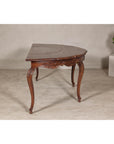 Louis XV-Style Demi-Lune Desk with Three Drawers & Pull-out Desktop-11. Asian & Chinese Furniture, Art, Antiques, Vintage Home Décor for sale at FEA Home