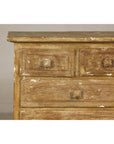 Pair of Distressed Vintage Nightstands with Subtle Brown and Green Patina
