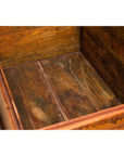 Large Late Qing Dynasty Elm Blanket Chest with Brass Hardware and Warm Patina