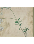 Midcentury Japanese Minimalist Botanical Print in Custom Gold Frame under Glass-13. Asian & Chinese Furniture, Art, Antiques, Vintage Home Décor for sale at FEA Home
